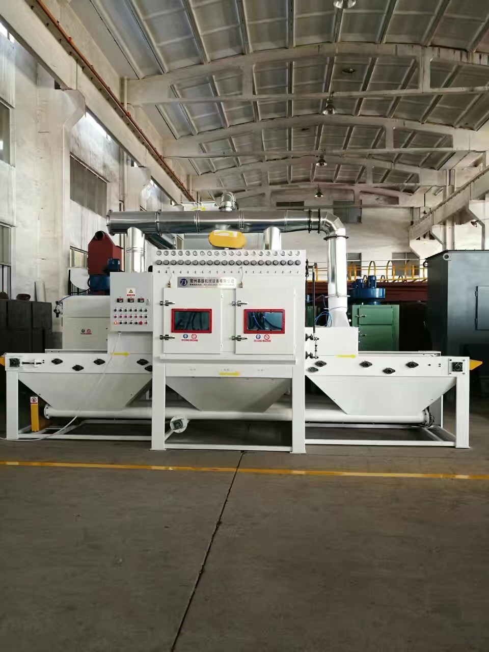 大兴流水线自动喷砂机