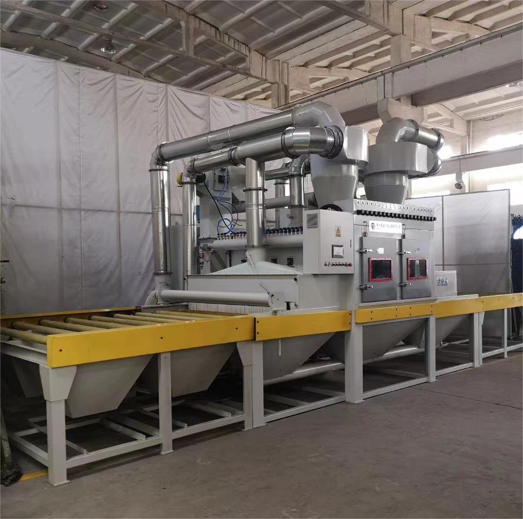 大兴抛丸机跑砂是什么原因