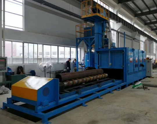 大兴喷砂机在管道除锈中的现场施工应用