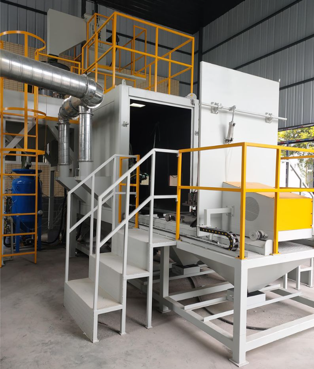 大兴全自动喷砂机 实现无人化高效生产